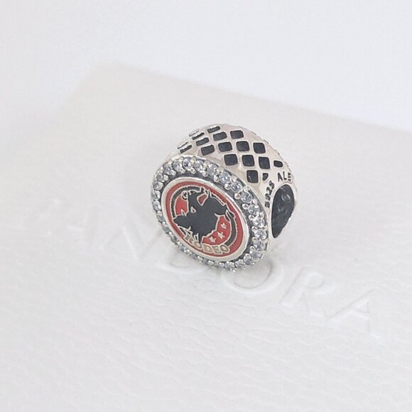 Pandora Engravable Rodeo Bucking Bull Charm Bead S925 Silver with box - Picture 3 of 8